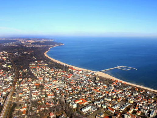 Sopot fotografia z lotu ptaka