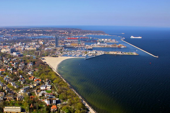 Gdynia z lotu ptaka.