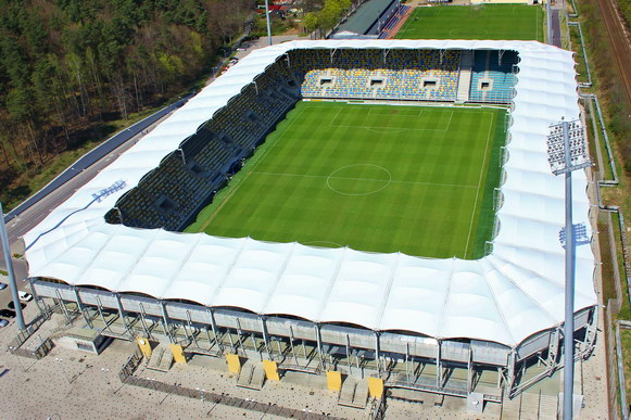 Trjmiasto stadion Arki Gdynia.